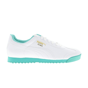 Puma Roma Basic Plus 'White Turquoise'