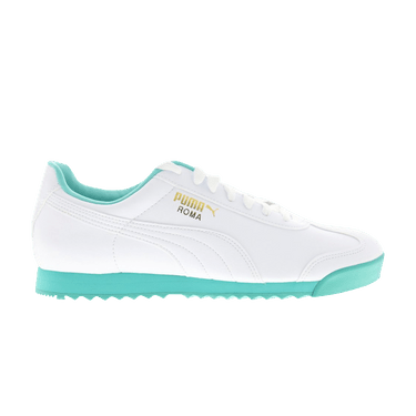 Puma Roma Basic Plus 'White Turquoise'