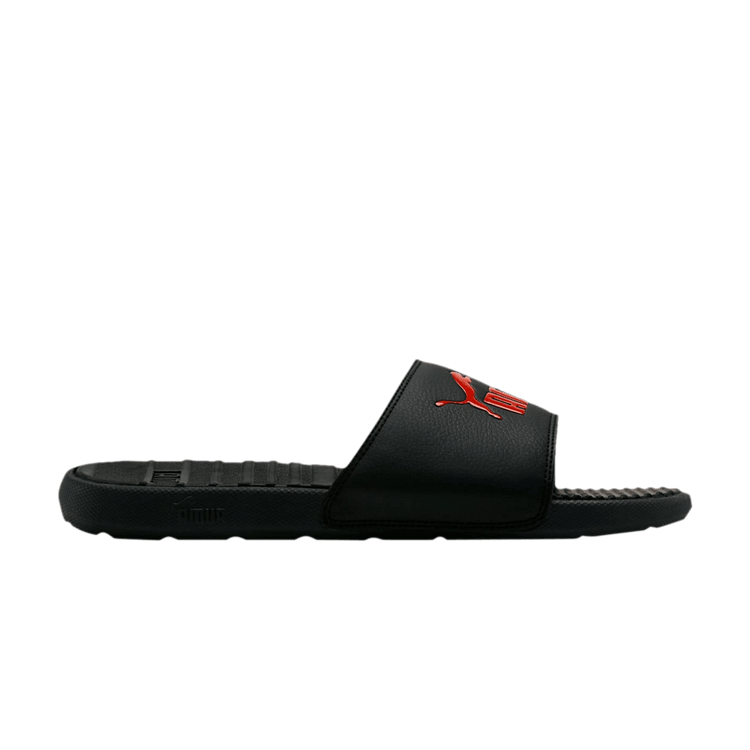 Puma Cool Cat Slides 'Black High Risk Red' 371023 02