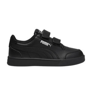 Puma Shuffle Velcro Little Kid 'Black Silver'