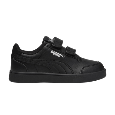 Puma Shuffle Velcro Little Kid 'Black Silver'