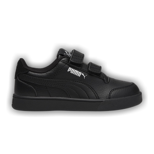 Puma Shuffle Velcro Little Kid 'Black Silver'
