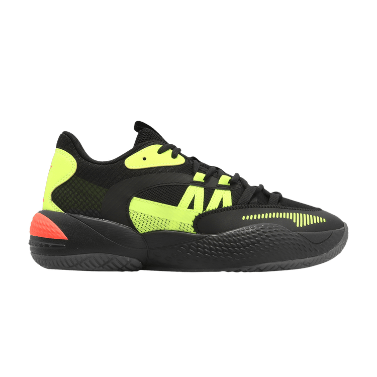 Puma Court Rider 2.0 Glow Stick 'Black Lime Squeeze' 377393 01