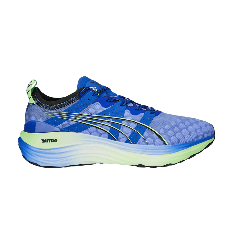 Puma ForeverRun Nitro 'Royal Sapphire Fizzy Lime' 377757 02