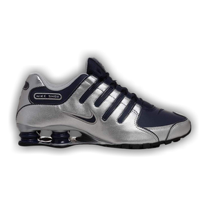 Nike Shox NZ 'Metallic Silver Midnight Navy'