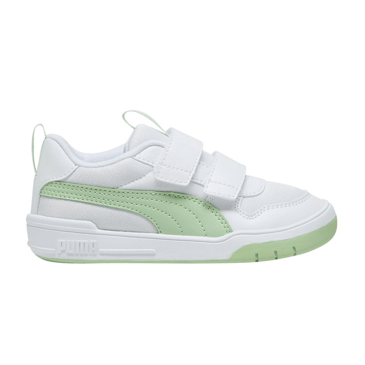 Puma Multiflex Mesh V Little Kid 'White Pure Green' 380845 16