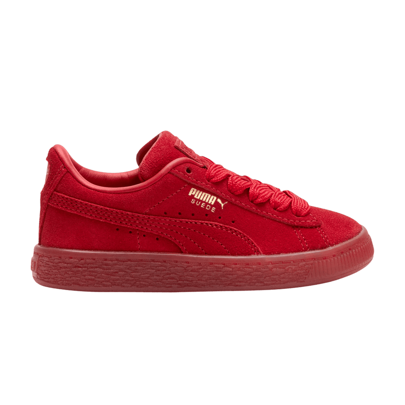 Puma Suede Classic Little Kid 'Mono Gold - Red' 381571 01