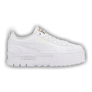 Puma Mayze Leather Jr 'White Team Gold'
