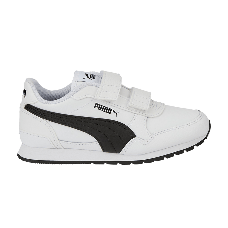 Puma ST Runner v3 Leather Little Kid 'White Black' 384905 07