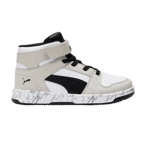 Puma Rebound LayUp Mid Little Kid 'Grey Violet Black'