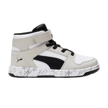 Puma Rebound LayUp Mid Little Kid 'Grey Violet Black'