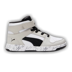 Puma Rebound LayUp Mid Little Kid 'Grey Violet Black'