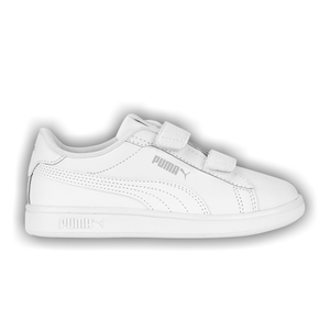 Puma Smash 3.0 Leather Velcro Little Kid 'White'
