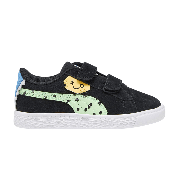 Puma Suede Classic Little Kid 'Mix Match - Black Spring Fern' 392519 02