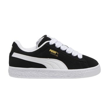 Puma Suede XL Little Kid 'Black White'