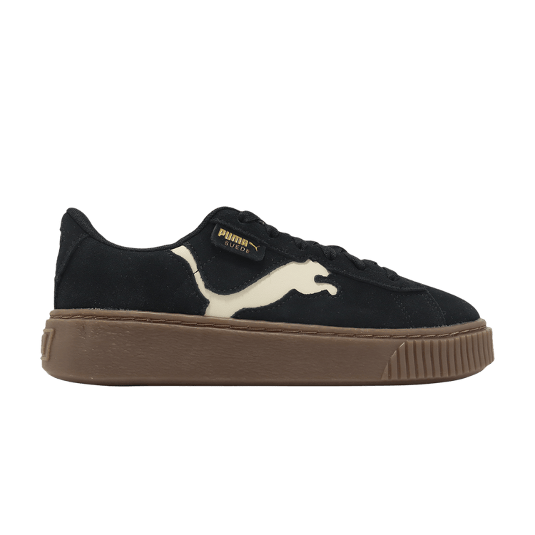 Puma Wmns Suede Platform 'Cutout - Black Alpine Snow' 397233 01
