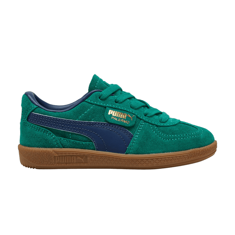 Puma Palermo Little Kid 'Wild Green Persian Blue' 397273 35