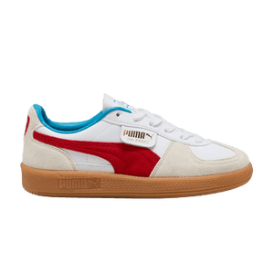 Puma Palermo Leather Big Kid 'White Red'