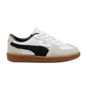 Puma Palermo Leather Little Kid 'White Black Gum'