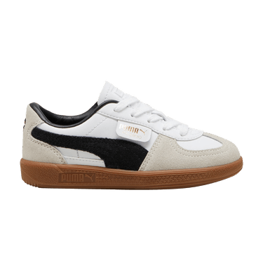 Puma Palermo Leather Little Kid 'White Black Gum'