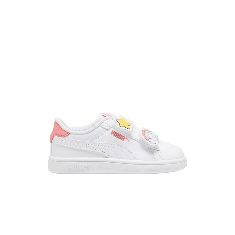 Puma Smash 3.0 V Infant 'Badges - White Passionfruit' 397287 01