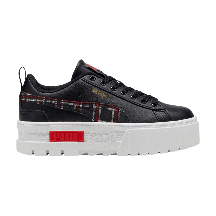 Puma Mayze Winter Big Kid 'Tartan Formstrip - Black For All Time Red' 398061 01