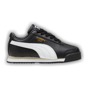 Puma Roma 24 Standard Little Kid 'Black White'