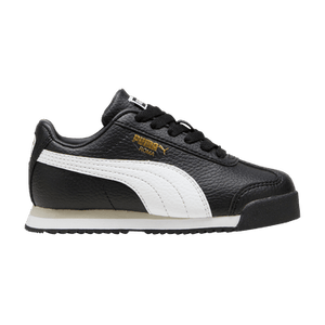 Puma Roma 24 Standard Little Kid 'Black White'