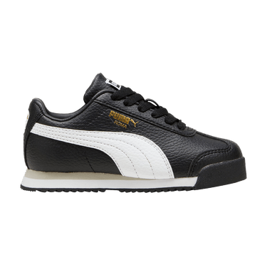 Puma Roma 24 Standard Little Kid 'Black White'