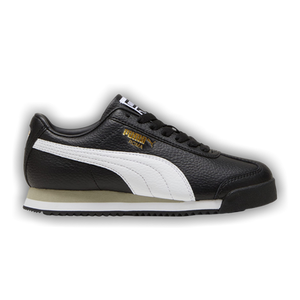 Puma Roma 24 Standard Big Kid 'Black White'
