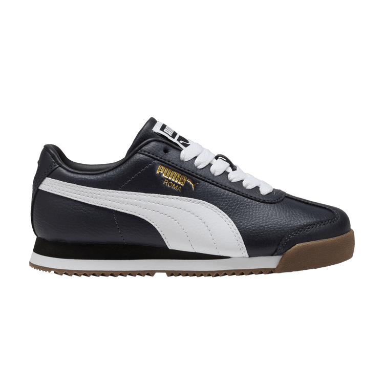 Puma Roma 24 Standard Big Kid 'Navy White' 399334 16