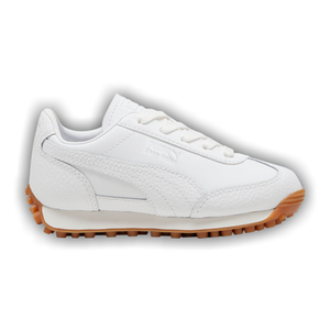 Puma Easy Rider Leather Little Kid 'White Gum'