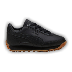 Puma Easy Rider Leather Little Kid 'Black Gum'