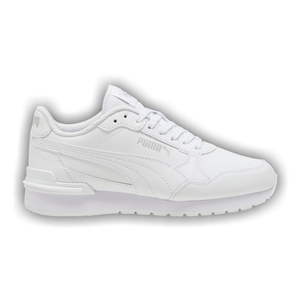 Puma ST Runner v4 Leather Big Kid 'White Cool Light Grey'