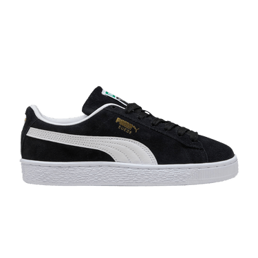 Puma Suede Classic Big Kid 'Black White'