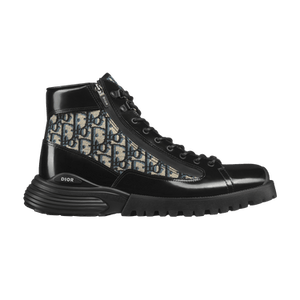 Dior Combat Ankle Boot 'Dior Oblique - Black'