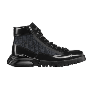 Dior Combat Ankle Boot 'Dior Oblique - Black'