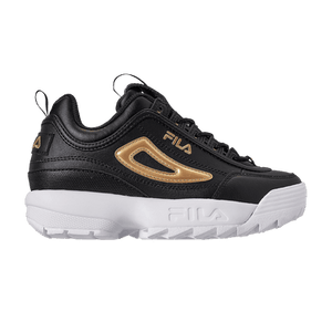 Fila Disruptor 2 Kids 'Metallic Flag - Black Metallic Gold'