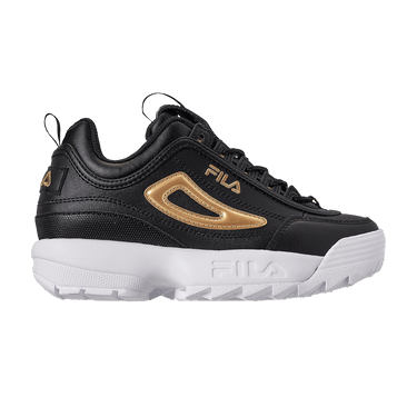 Fila Disruptor 2 Kids 'Metallic Flag - Black Metallic Gold'