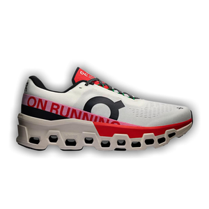 Cloudmonster 2 'Ivory Silver Red'