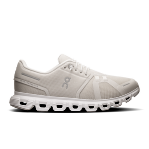 ON Wmns Cloud 6 Wide 'Pearl White'