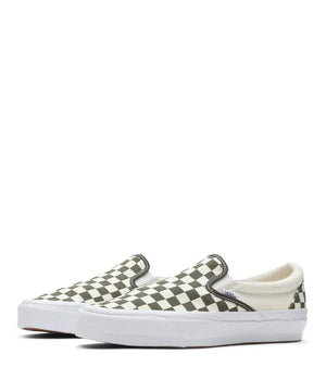 Vans Classic Slip-On 98 LX 'Checkerboard - Grape Leaf Green'