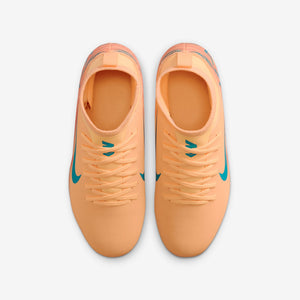 Kylian Mbappé x Nike Jr. Mercurial Superfly 10 GS 'Melon Tint/Igloo/Neo Turquoise'