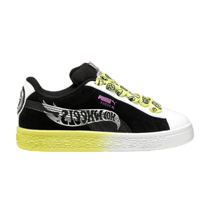 Hot Wheels x Puma Suede XL Little Kid 'Black Lemon Sherbert'