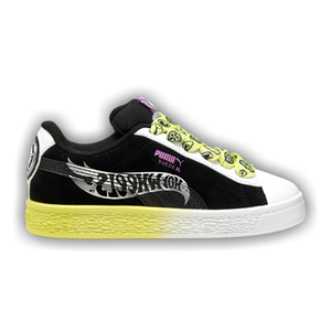 Hot Wheels x Puma Suede XL Little Kid 'Black Lemon Sherbert'