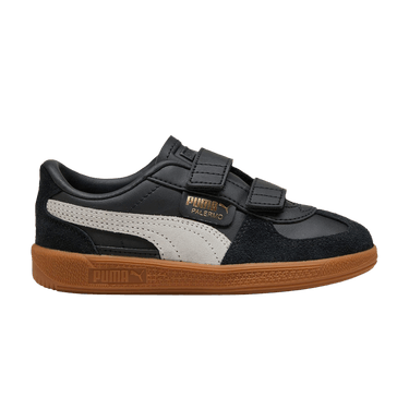 Puma Palermo Elevata Leather Little Kid 'Black Feather Grey Gum'
