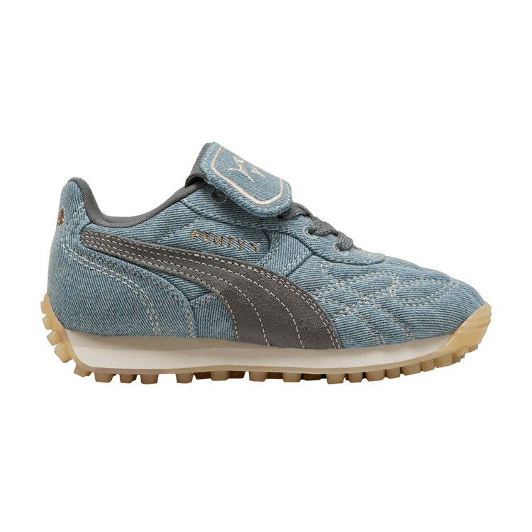The Smurfs x Fenty x Puma Avanti LS Stitched Little Kid 'Slate Sky Denim' 404151 01