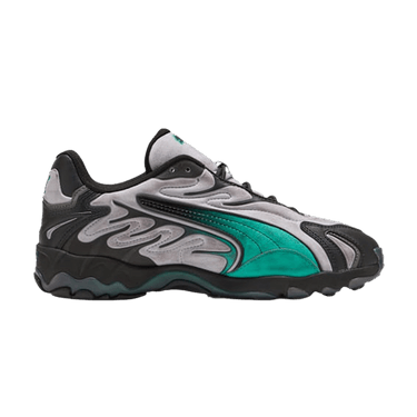 Puma Inhale Distressed 'Vibrant Silver Vibrant Green'