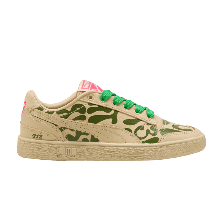 Flau'jae x Puma Wmns Majesty 'Canvas Green Fruit Pure Pink' 408170 01