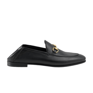 Gucci Wmns Leather Horsebit Loafer 'Black'